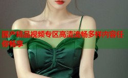 国产精品视频专区高清流畅多样内容任你畅享