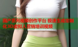 国产系列视频创作平台 极速生成定制化3D虚拟人营销培训视频