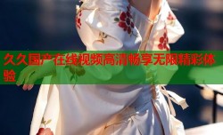 久久国产在线视频高清畅享无限精彩体验