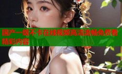 国产一级不卡在线视频高清流畅免费看精彩内容