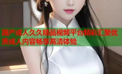 国产成人久久精品视频平台精彩汇聚优质成人内容畅享高清体验
