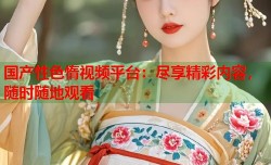 国产性色惰视频平台：尽享精彩内容，随时随地观看