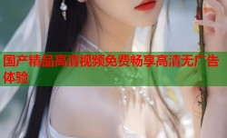 国产精品高清视频免费畅享高清无广告体验