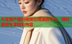午夜国产福利视频在线播放平台，随时随地尽享精彩内容