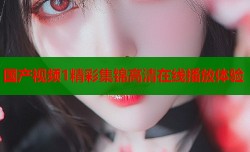 国产视频1精彩集锦高清在线播放体验