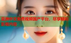 亚洲中文免费视频国产平台，尽享精彩影视内容