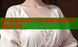 国产视频啪啪啪平台高清福利视频免费看精彩不断