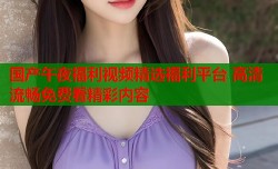 国产午夜福利视频精选福利平台 高清流畅免费看精彩内容