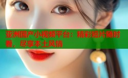 亚洲国产小视频平台：精彩短片随时看，尽享本土风情