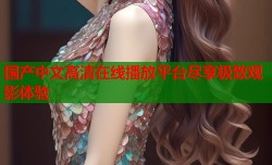 国产中文高清在线播放平台尽享极致观影体验