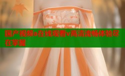 国产视频a在线观看v高清流畅体验尽在掌握