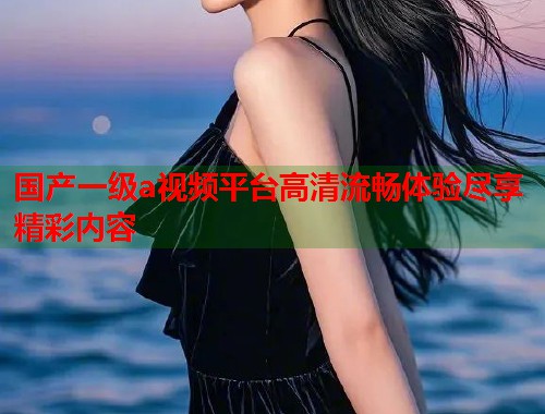 国产一级a视频平台高清流畅体验尽享精彩内容  第1张
