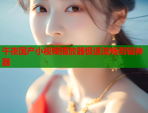 午夜国产小视频播放器极速流畅剪辑神器  第1张