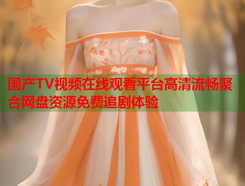 国产TV视频在线观看平台高清流畅聚合网盘资源免费追剧体验  第1张