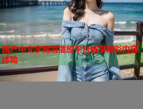 国产中文字高清播放平台畅享精彩内容体验  第1张
