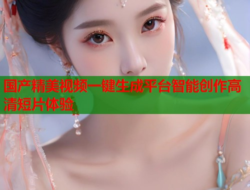 国产精美视频一键生成平台智能创作高清短片体验  第1张